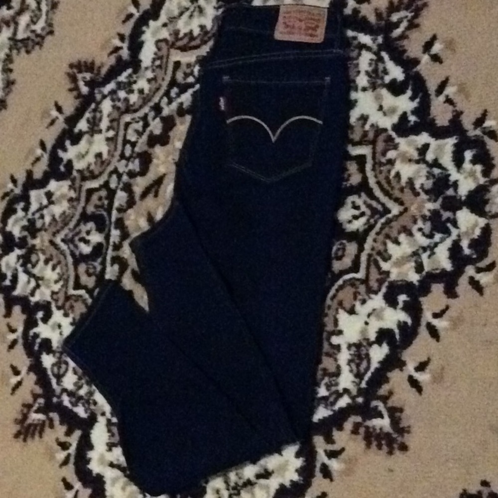 Dark Blue Stretch Jeans